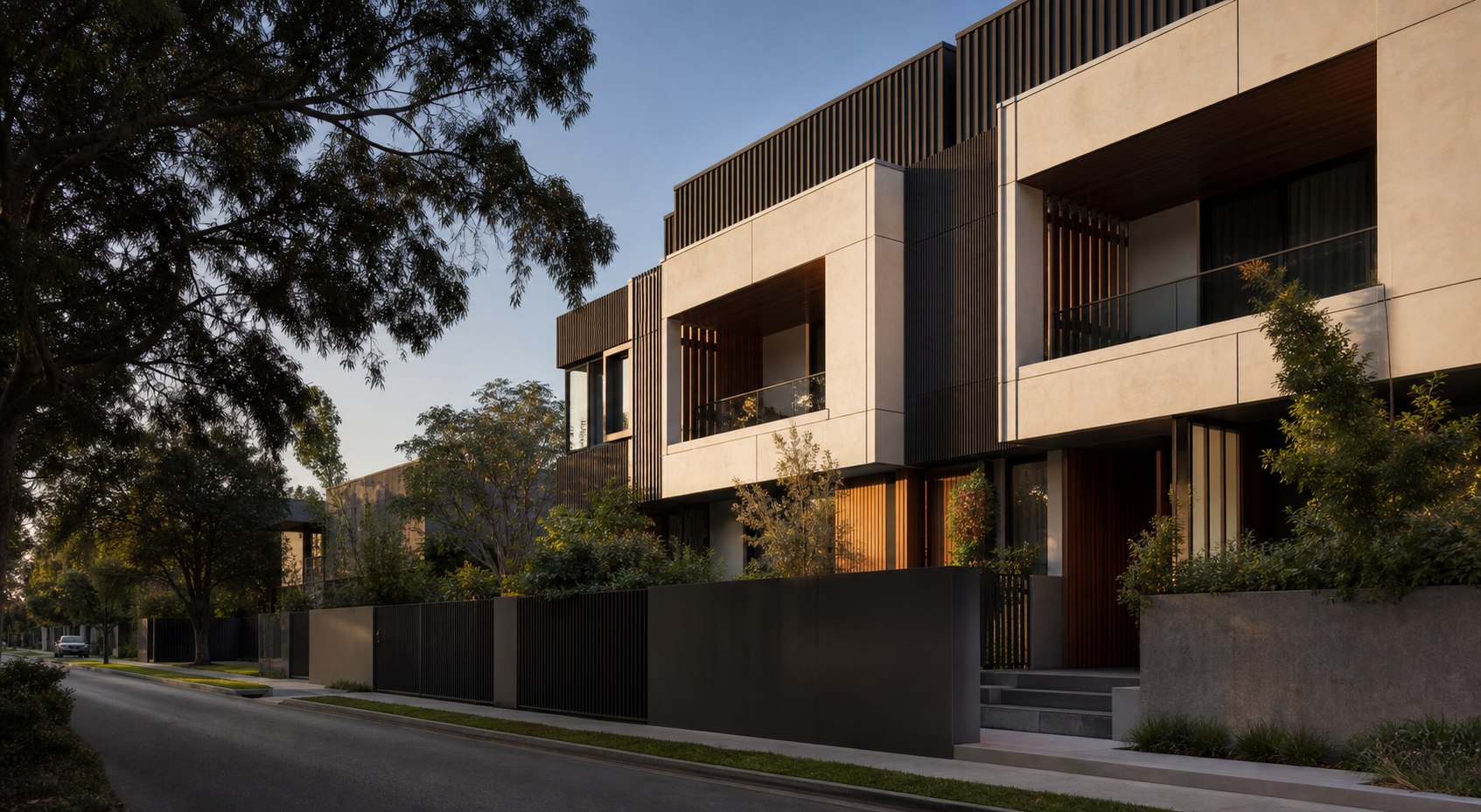 Modern investment property exterior